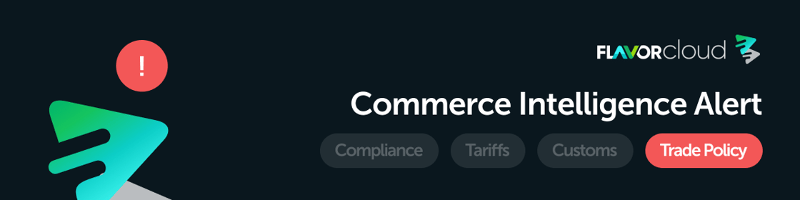 Commerce Intelligence Email Header E (Trade Policy)