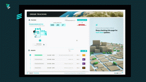 Tracking redesign giff