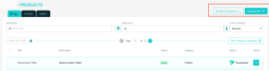 Screenshot of prodyuct page in the FlavorCloud app