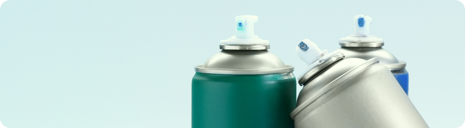 Aerosol spray cans, a common Class 2 dangerous good in ecommerce shipments