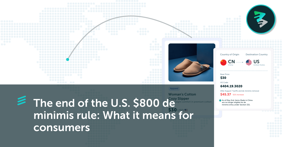The End Of The U.S. $800 De Minimis Rule: What It Means For Consumers - FlavorCloud