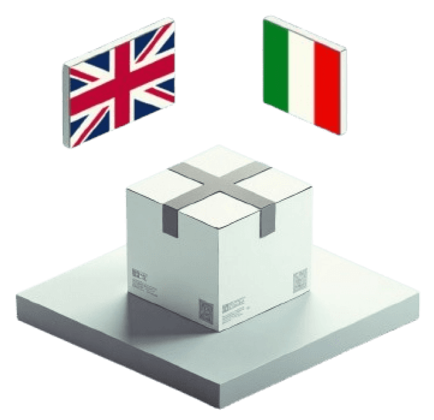 Flags and boxes