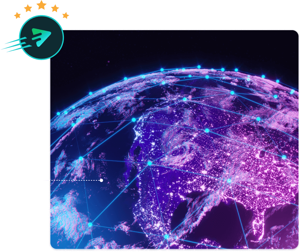 Global connections concept