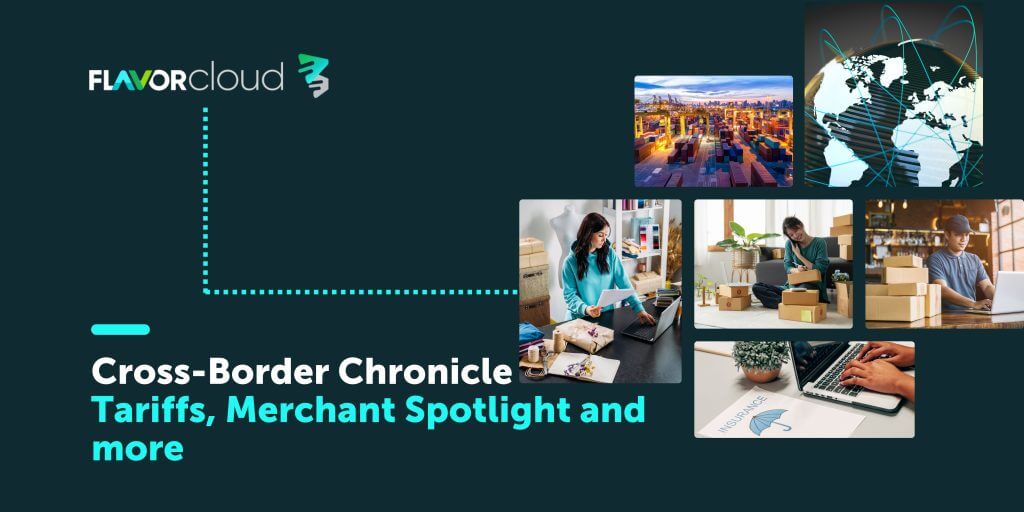 Banner that says the title of the newsletter "cross-border chronicle"