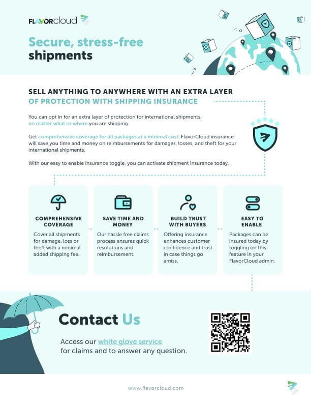 One pager that covers the high level benefits of insurance