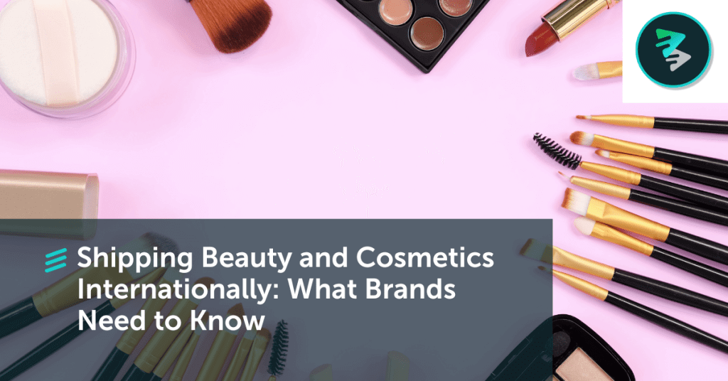 Shipping beauty and cosmetics internationally guide banner