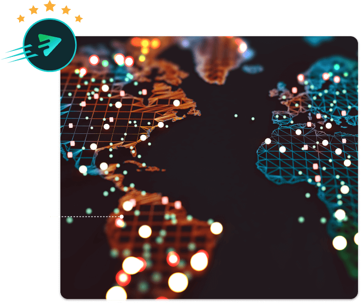 Global ecommerce concept