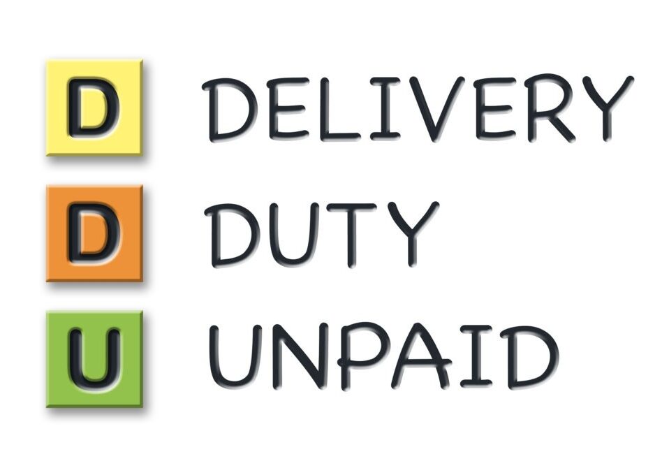 DDU 3d initials in colored 3d cubes with 3d meaning