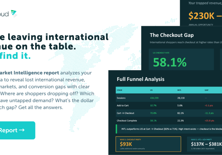 International ecommerce growth is a click away with FlavorCloud's Market Intelligence.